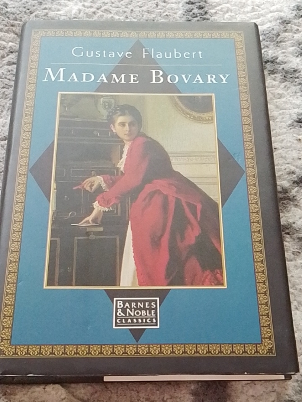 Barnes & Noble Madame Bovary - Teal & Red Cover